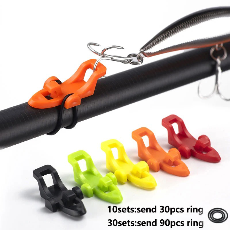 Fishing Hook Box - 1-10 Stuks Hengel Pole Hook Keeper