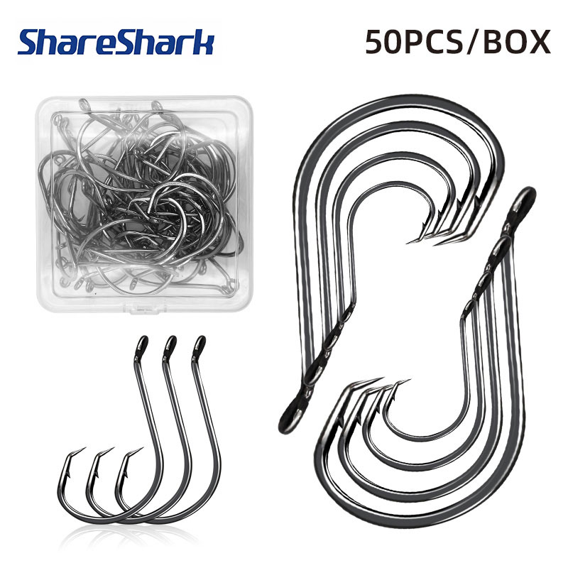 ShareShark 50 stks/doos 7384 K - Fishing Hook Circle recensie en prijs