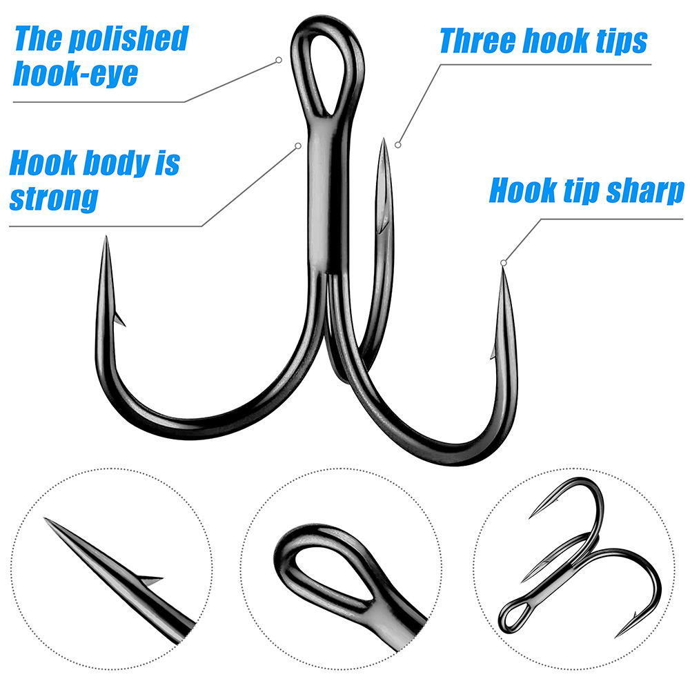 Enorme Dreggen 4X Sterk 1 # -1 - Fishing Hook Offset recensie en prijs